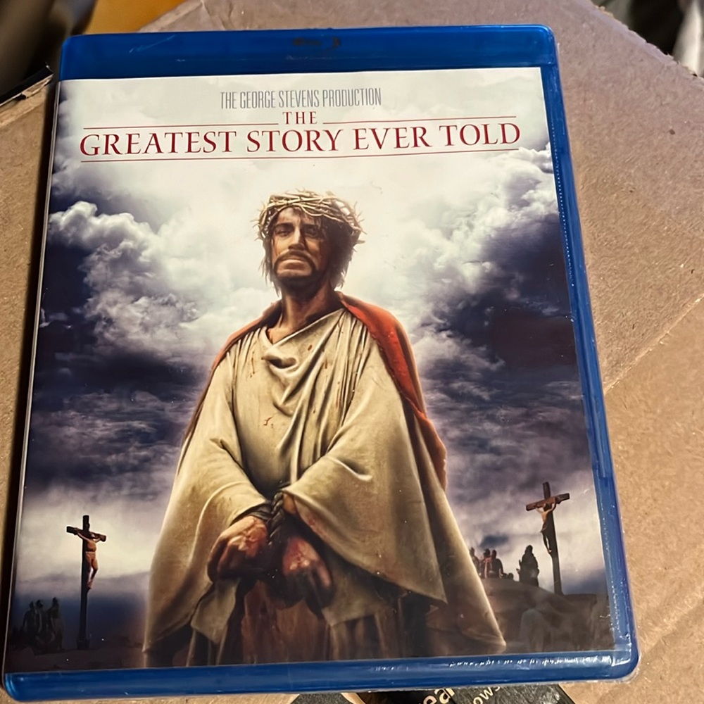 Sealed Blue Ray DVD The greatest Story Ever Told Sealed